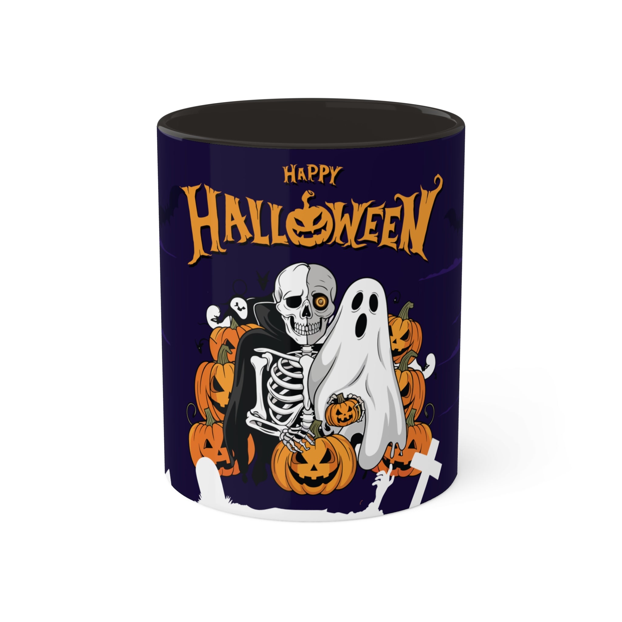Halloween is Better with Skeleton | Colorful Mugs